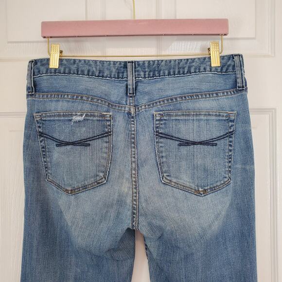 Gap Jeans Womens Size 10/30 Blue 1969 Bootcut Raw Hem - Picture 3 of 11